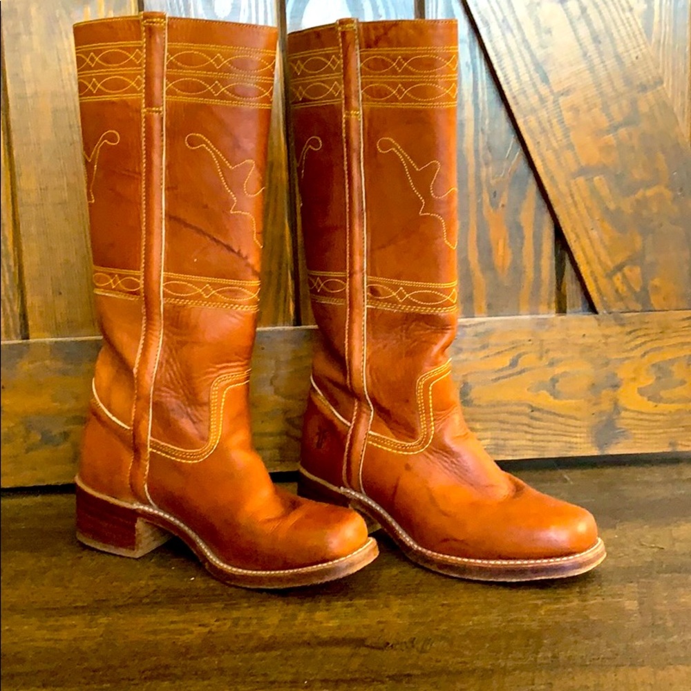 Frye Campus Stitch | Women’s 9. | Color - Saddle